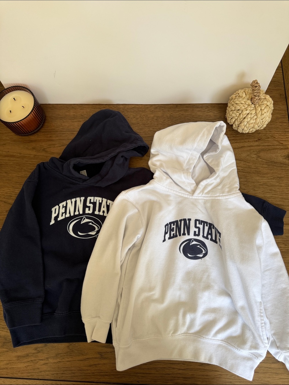 Penn State Kids' Hooded Sweatshirt - White and Navy